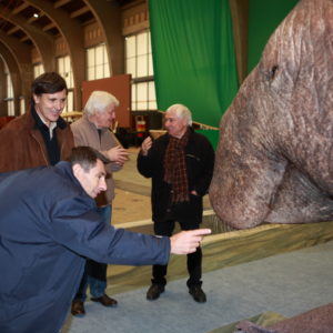 Tournage du film Océans à La Cité de la Mer