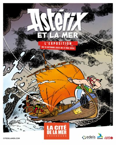 L’exposition « Astérix et la mer ». Du 15 octobre 2025 au 31 mai 2026 à La Cité de la Mer