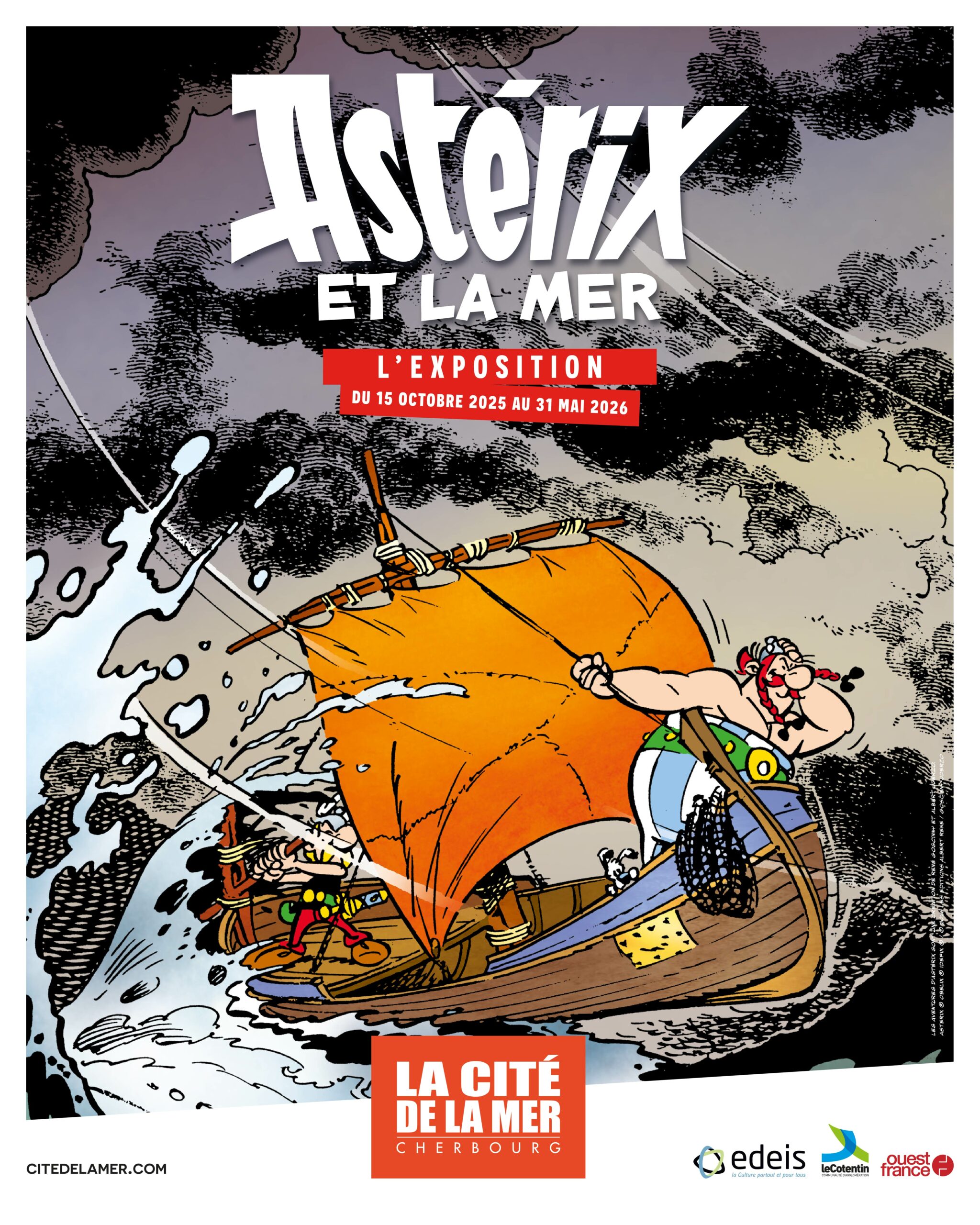 L’exposition « Astérix et la mer ». Du 15 octobre 2025 au 31 mai 2026 à La Cité de la Mer